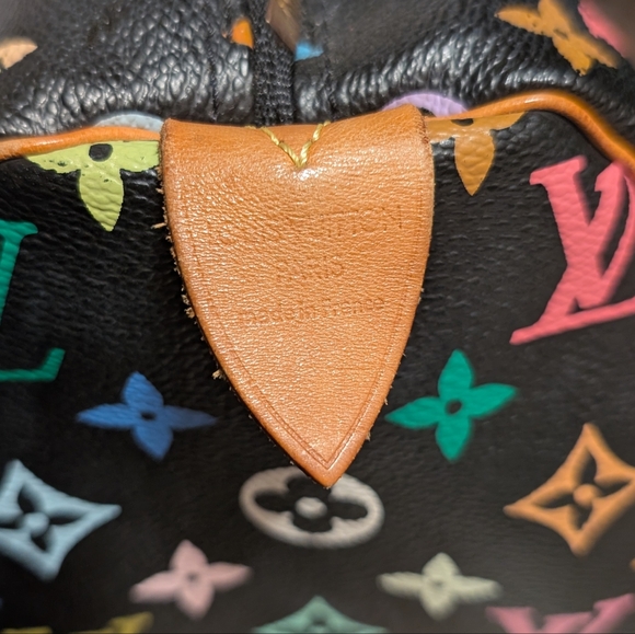 Louis Vuitton x Takashi Murakami Multicolore Speedy 30 (Noir) - Picture 3 of 8